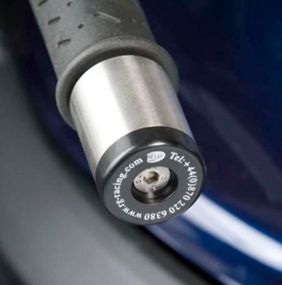 Závaží R&G Racing do řidítek pro motocykly TRIUMPH Sprint ST ('05-)/ MZ 1000S, černá (pár)